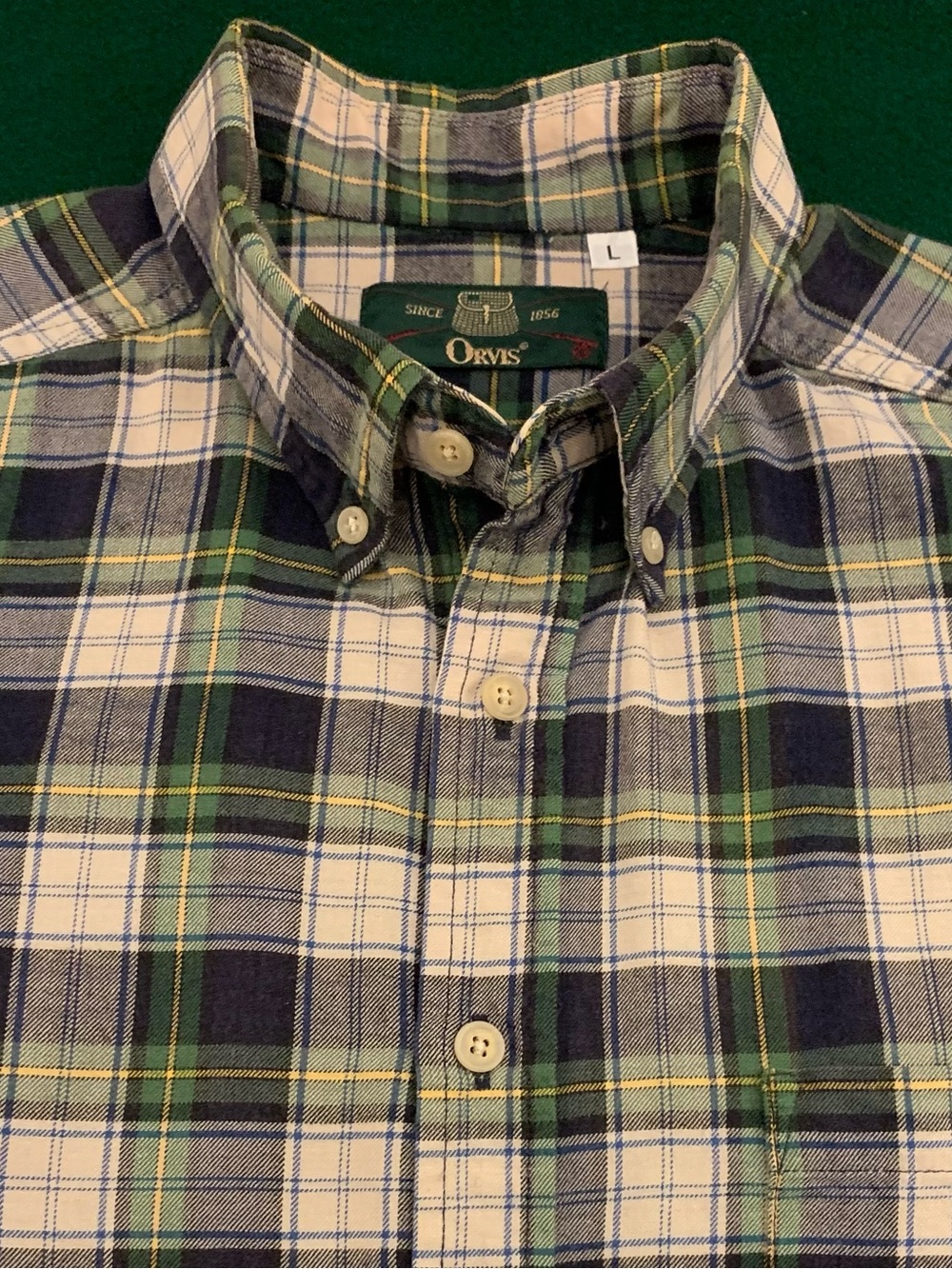 ORVIS LS Lighter Weight Flannel Shirt